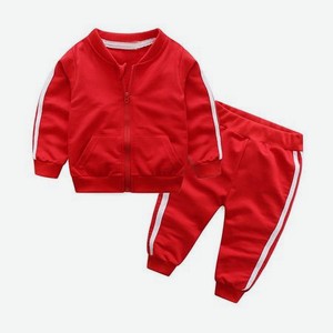 2шт младенческой малышей Baby Boy девушка костюм одежды пальто брюки спортивной наряд набор 