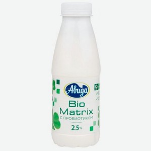 Биокефир Авида Bio Matrix 2.5%, 430 г, пластиковая бутылка  