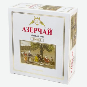 Чай Азерчай черный букет (2г x 100шт), 200г Россия