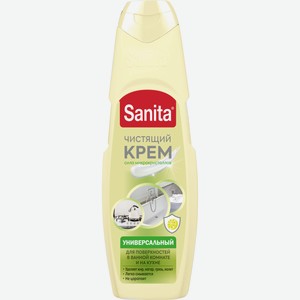 Чистящий крем для кухни и ванной Sanita Universal сицилийский лимон 
