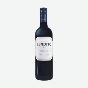 Вино Бендито 0,75л Мерло Красное Сухое