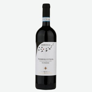 Вино Colle Belvedere Armonia Nebbiolo d Alba Superiore красное сухое 0,75 л