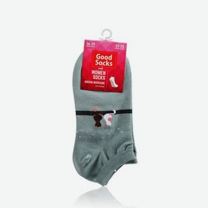 Женские укороченные носки Good Socks , Бирюзовый р.36-39 в ассортименте