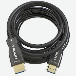 Кабель соединительный аудио-видео PREMIER 5-806 5.0, HDMI (m) - HDMI (m) , ver 2.1, 5м, GOLD, черный 