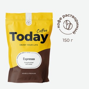 Кофе растворимый Today Espresso 150г пак 