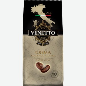 Кофе Venetto Crema натуральный жареный в зернах 1000г 