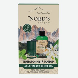 Набор подарочный Nord s Secret Гель для душа 300мл + дезодорант 50мл Россия 