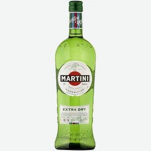 Напиток Мартини Экстра Драй сухой белый аром. из вин. сырья 18% 1л 