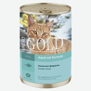Nero Gold консервы консервы для кошек  Нежная форель  (415 г)