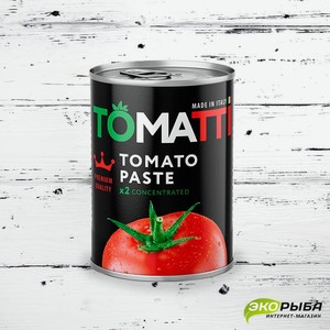 Паста томатная Tomatti 140 гр. Банка 140 гр. 