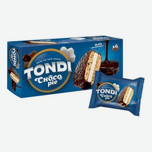 Печенье-сэндвич Tondi Choco Pie бисквитное 