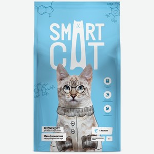 Smart Cat для стерилизованных кошек с лососем (1,4кг)