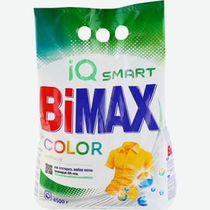 Стиральный порошок BIMAX Color Automat м/у, Россия, 4500 г 