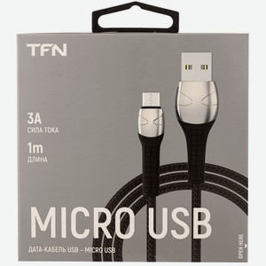 TFN Дата-кабель USB-microUSB spider 3А 1м 