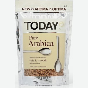 Today/Кофе Pure Arabica, 75г, пакет 