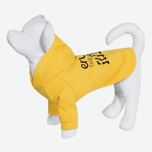 Yami-Yami одежда толстовка с капюшоном для собаки, жёлтая (80 г) 