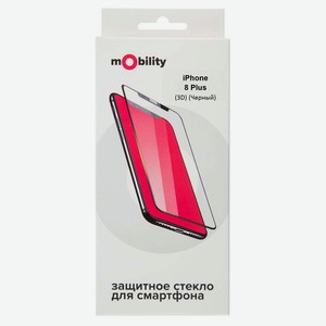 Защитное стекло mObility для iPhone 8 Plus Full Screen 3D черное, 5,5 